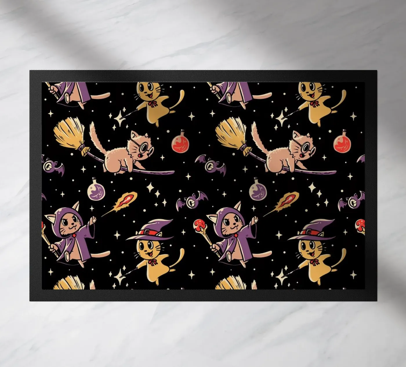 Pattern Magic Cats Fußmatte von Tobe Fonseca
