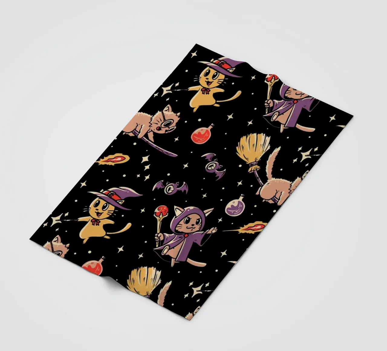 Pattern Magic Cats Fleecedecke von Tobe Fonseca