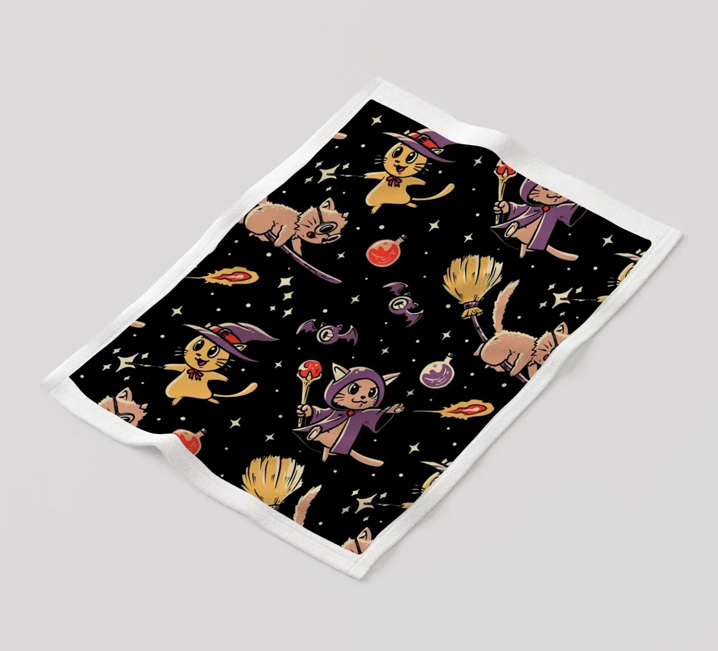 Pattern Magic Cats Fleecedecke von Tobe Fonseca