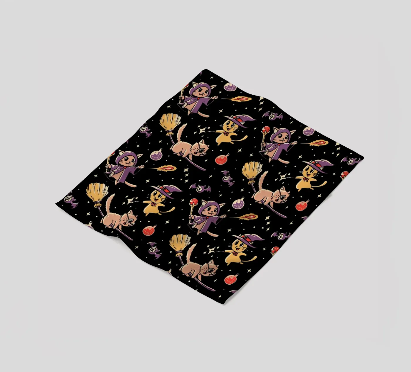 Pattern Magic Cats Fleecedecke von Tobe Fonseca