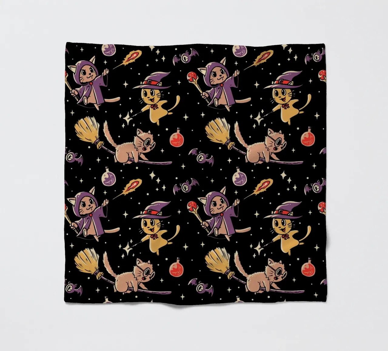 Pattern Magic Cats Fleecedecke von Tobe Fonseca