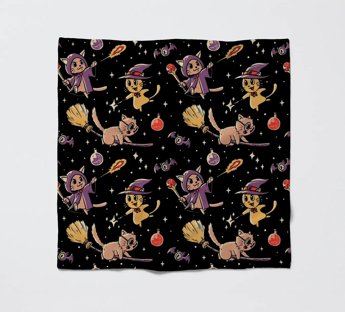 Pattern Magic Cats Fleecedecke von Tobe Fonseca