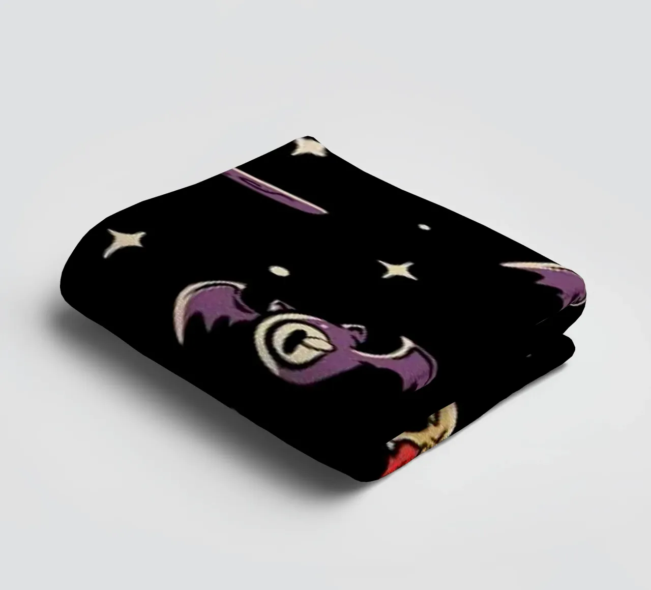 Pattern Magic Cats towel by Tobe Fonseca