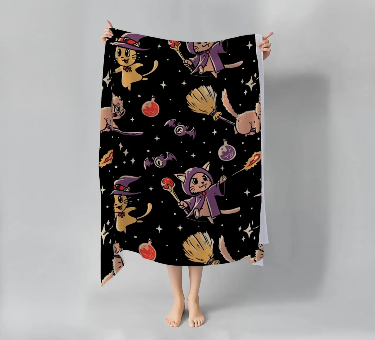 Pattern Magic Cats telo mare da Tobe Fonseca