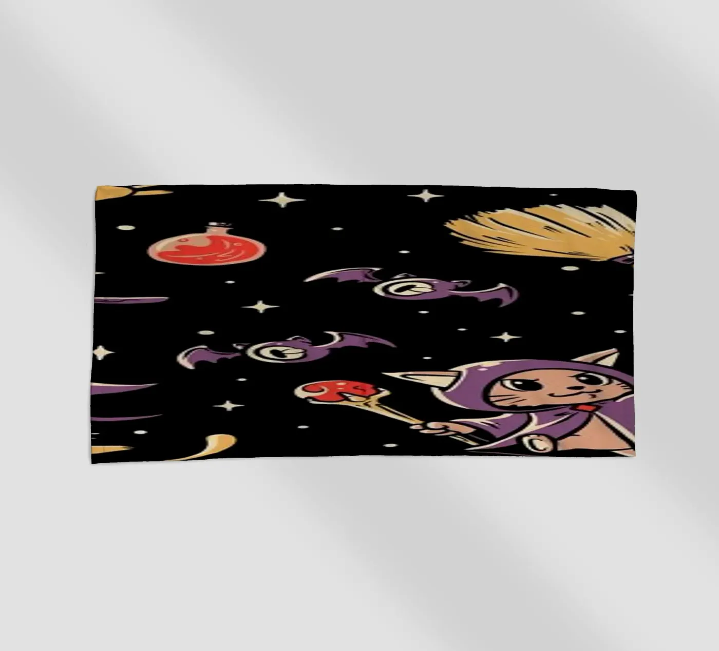 Pattern Magic Cats strandhanddoek van Tobe Fonseca