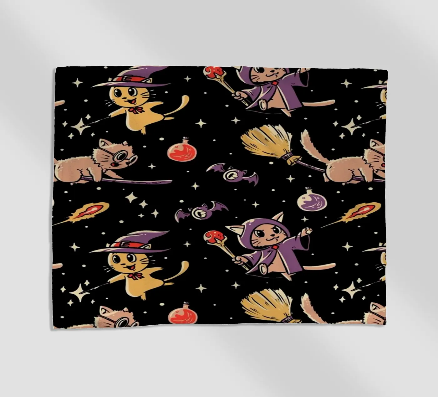 Pattern Magic Cats telo mare da Tobe Fonseca