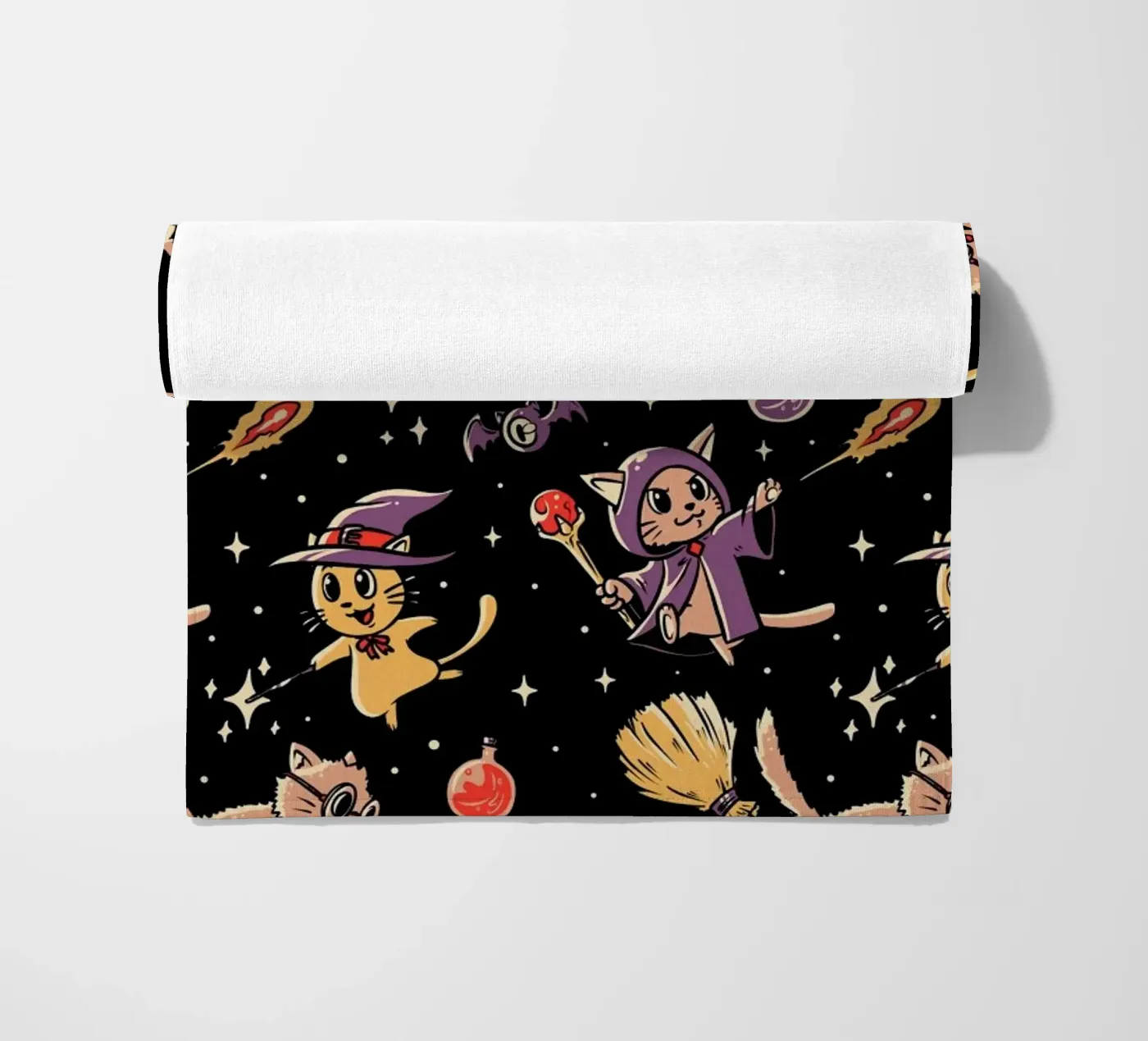 Pattern Magic Cats strandhanddoek van Tobe Fonseca