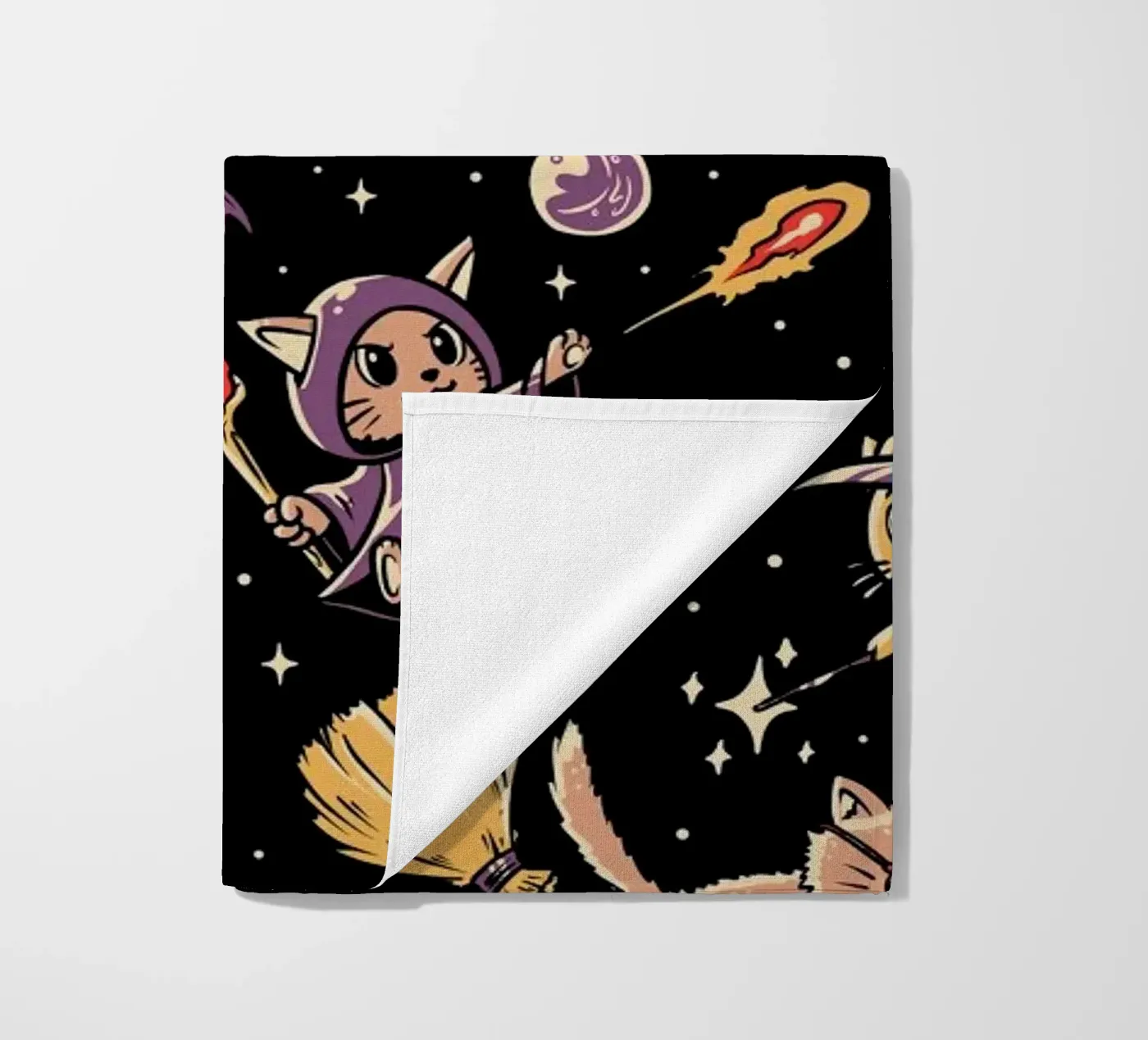 Pattern Magic Cats strandhanddoek van Tobe Fonseca