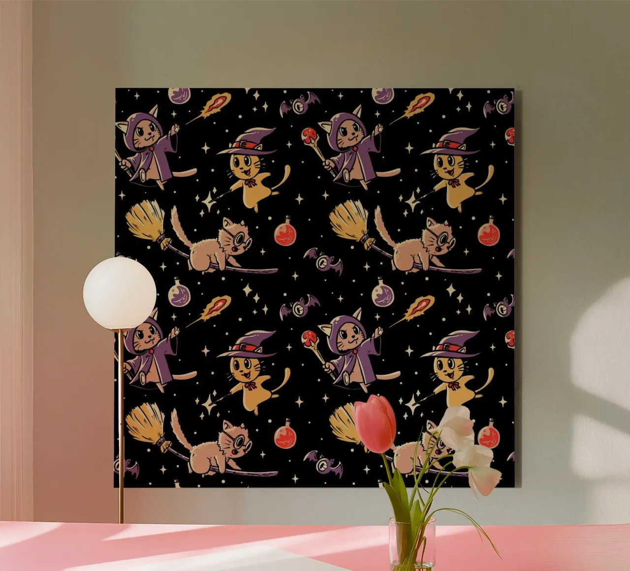 Pattern Magic Cats forex plate by Tobe Fonseca