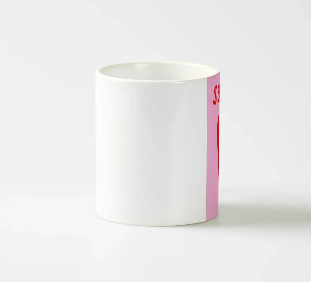 Pink and Red Self Love Art tazza in ceramica da GraceDigitalArtCo