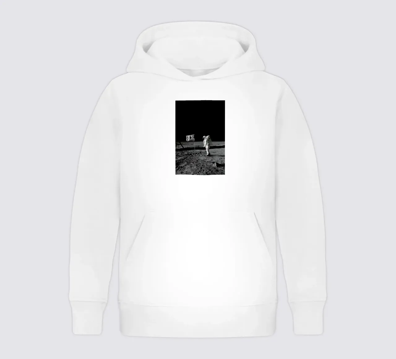 Moon Landing felpa bambino con cappuccio da Vintage by JUNIQE