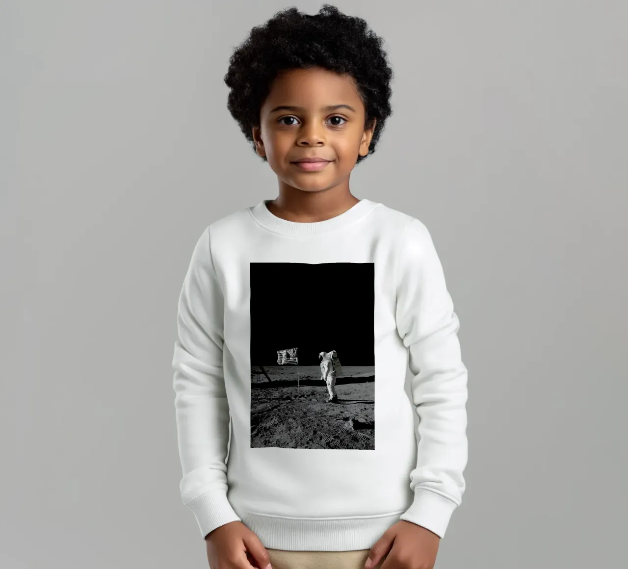 Moon Landing felpa bambino da Vintage by JUNIQE