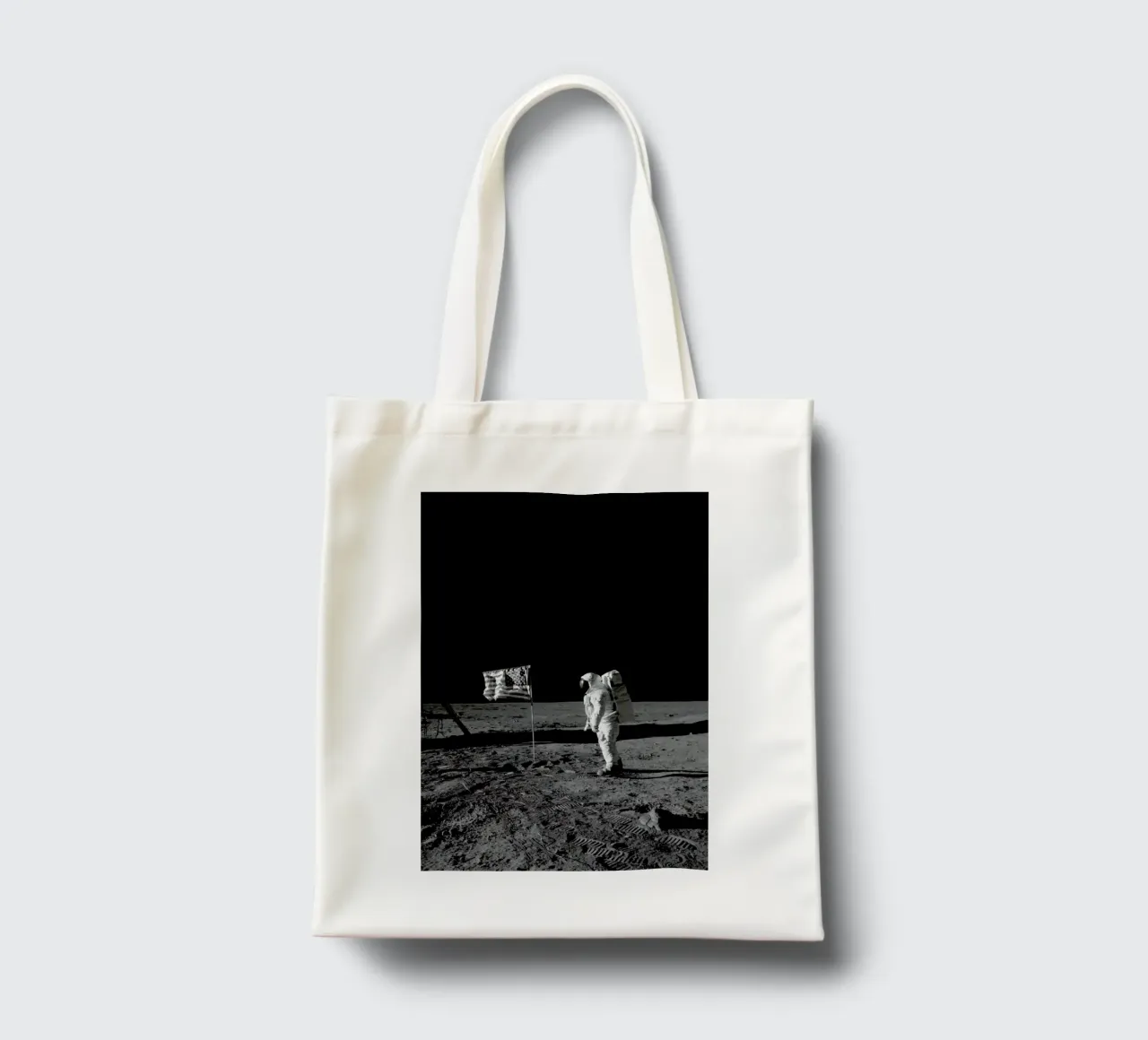 Moon Landing borsa in juta da Vintage by JUNIQE