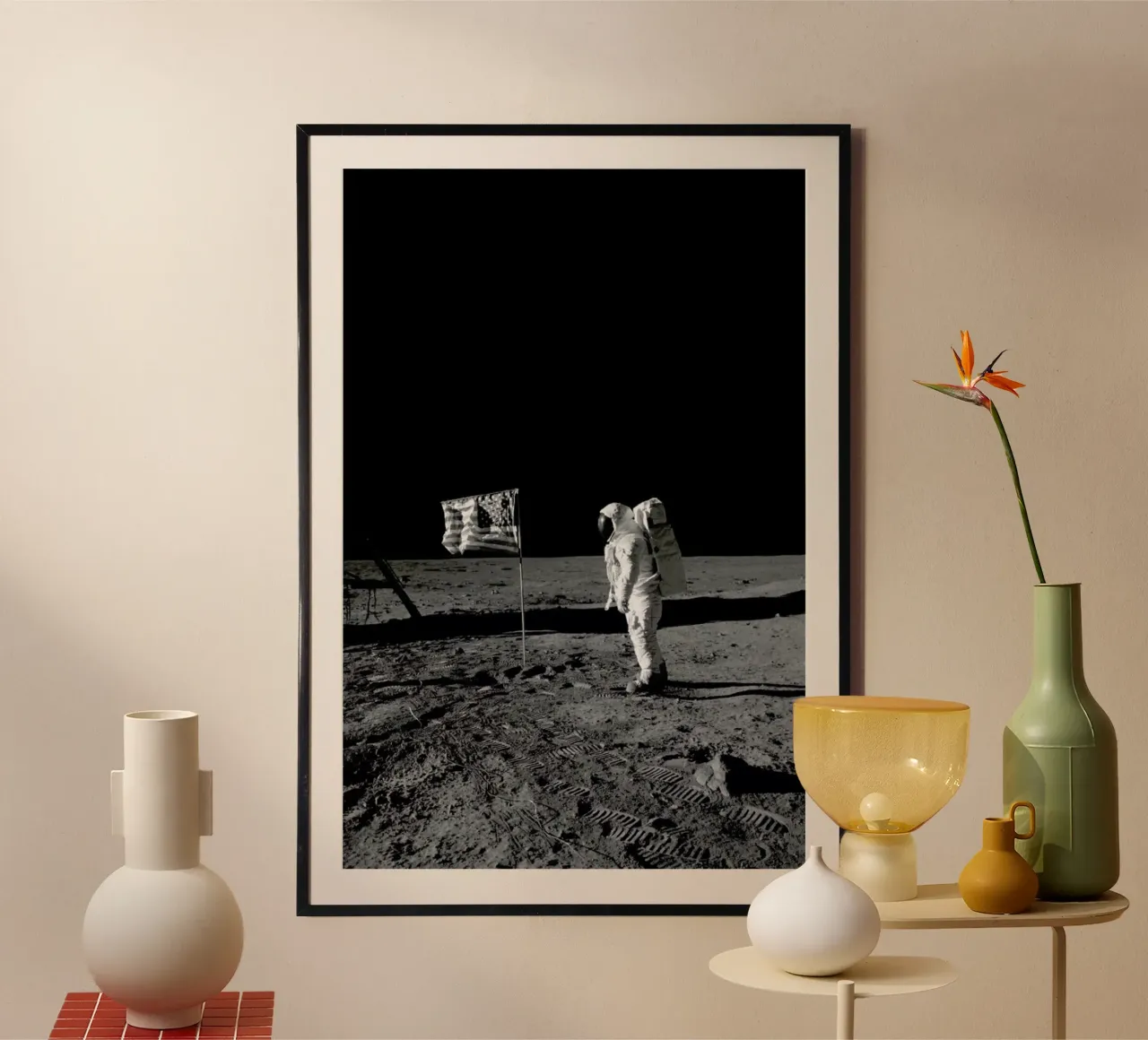 Moon Landing carta hahnemühle da Vintage by JUNIQE