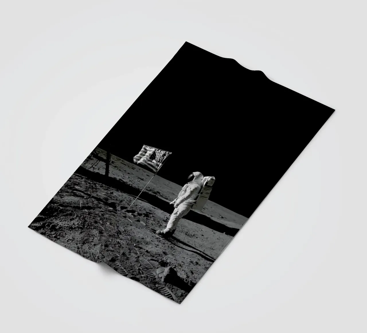 Moon Landing coperta in pile da Vintage by JUNIQE