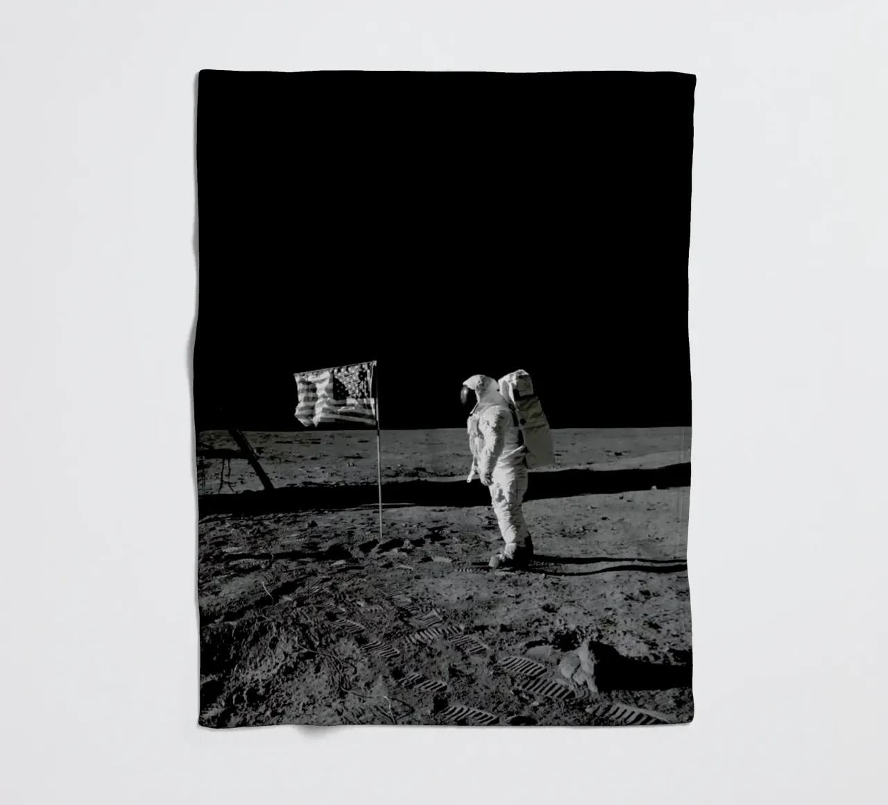 Moon Landing coperta in pile da Vintage by JUNIQE