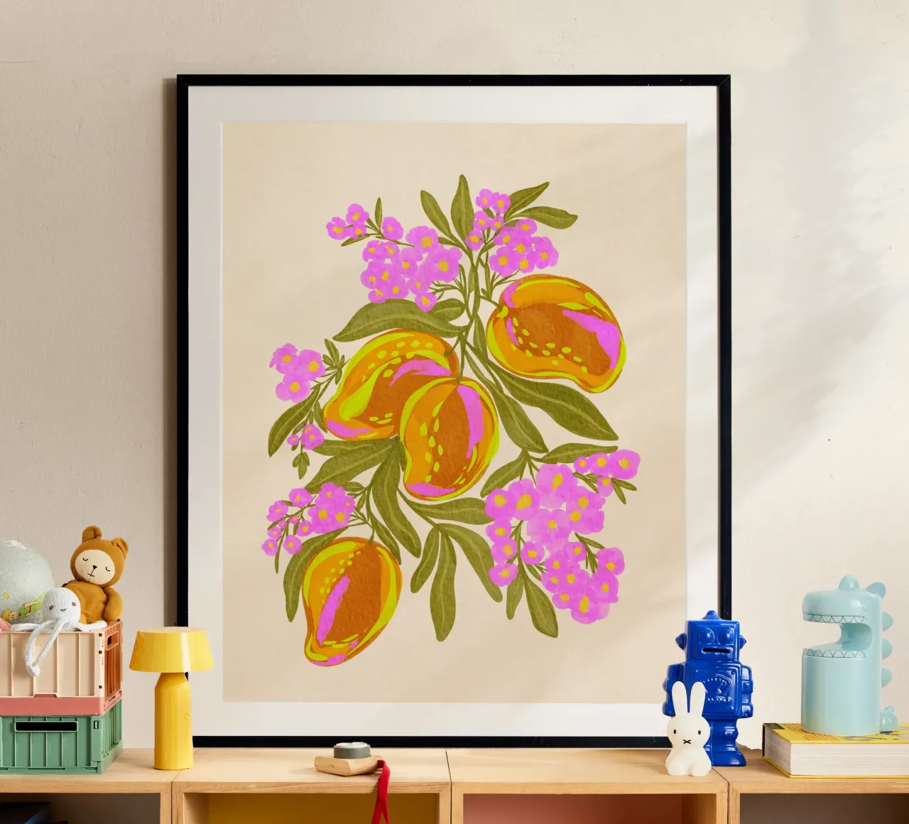 Vibrant Mangoes poster by Nikita Jariwala