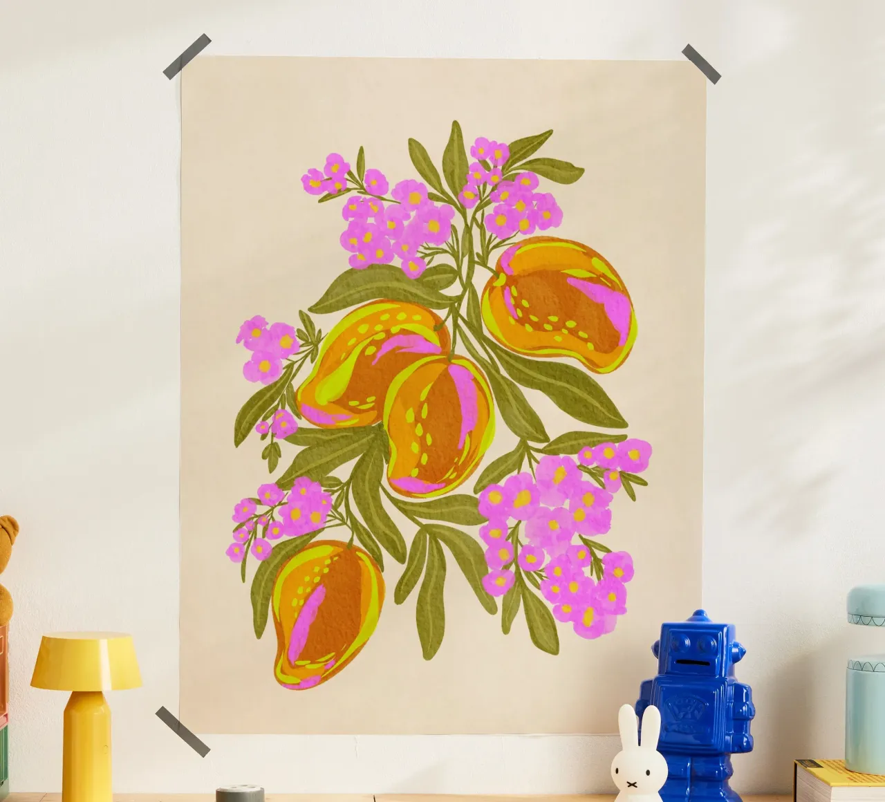 Vibrant Mangoes poster by Nikita Jariwala