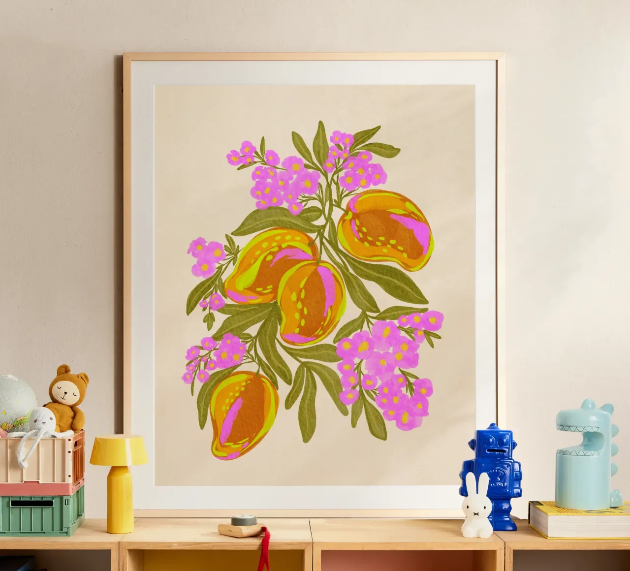 Vibrant Mangoes poster by Nikita Jariwala