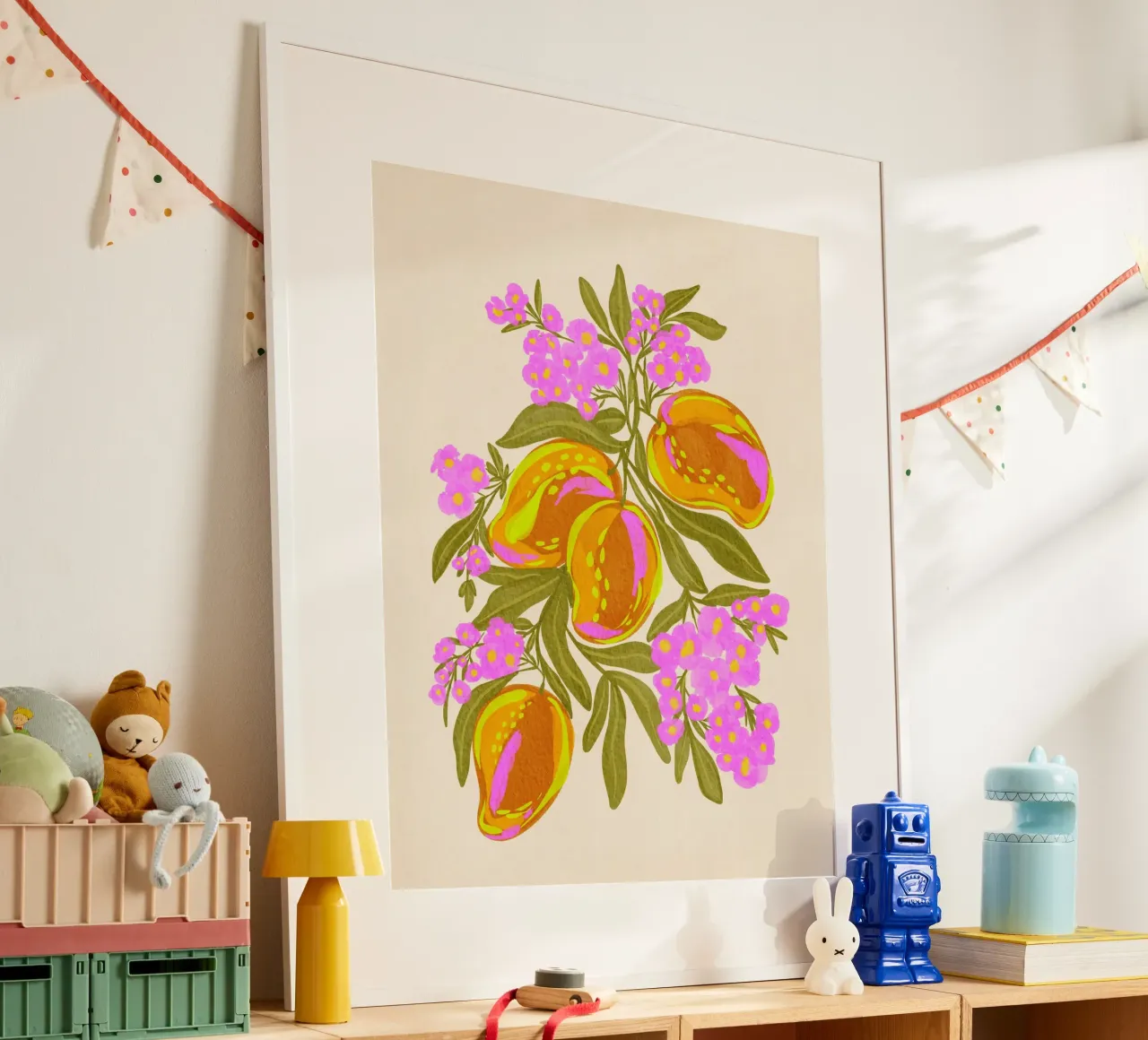 Vibrant Mangoes poster by Nikita Jariwala