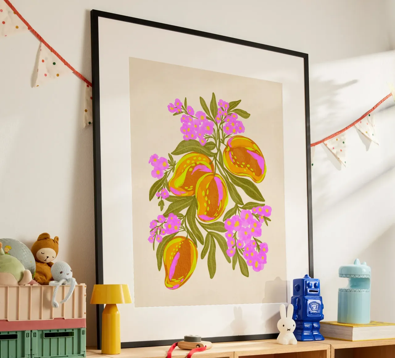 Vibrant Mangoes poster by Nikita Jariwala