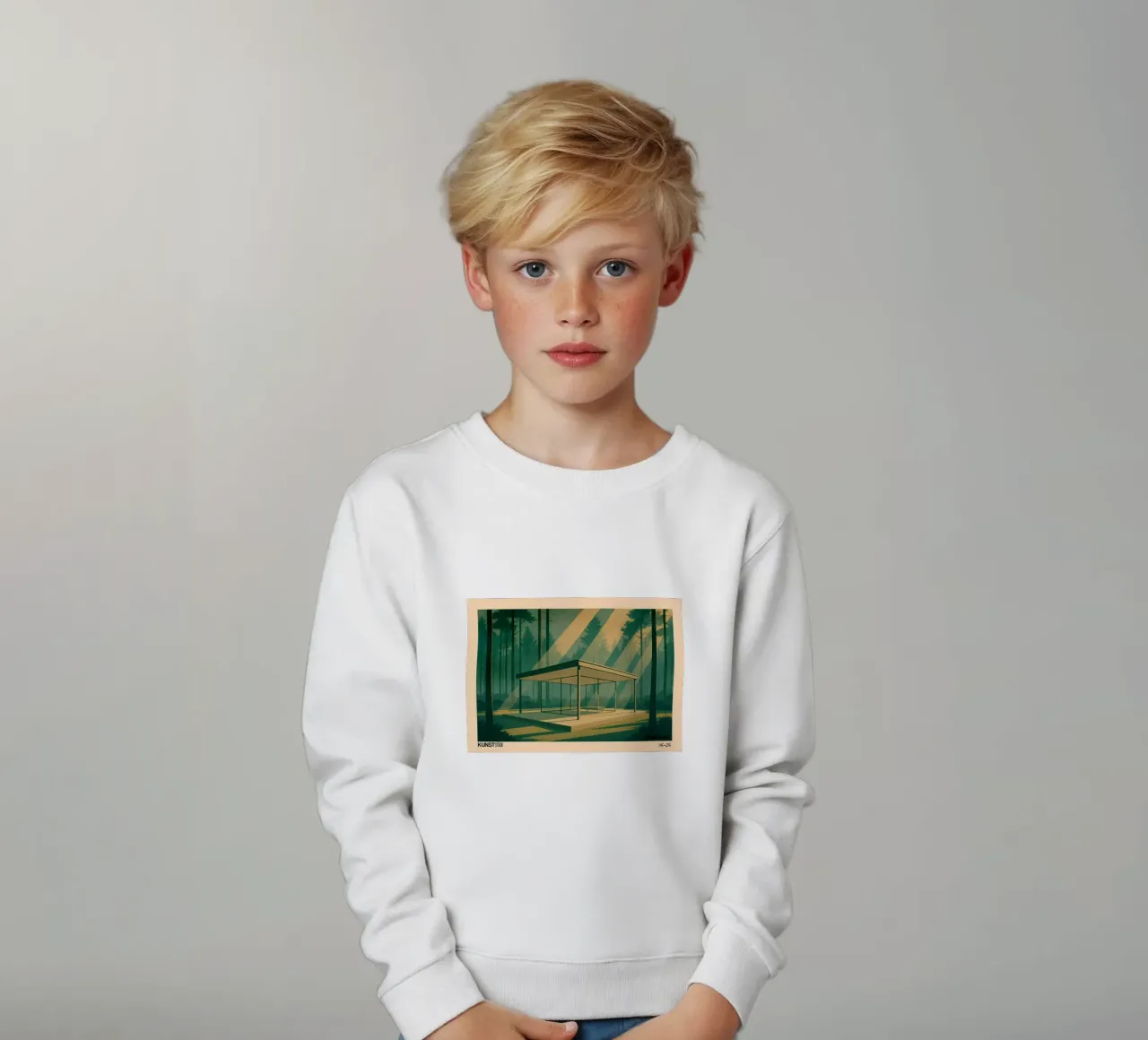 Padiglione della foresta felpa bambino da KUNSTstück