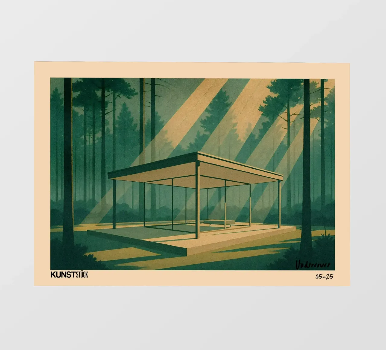 Pavillon de la forêt bâche pvc de KUNSTstück