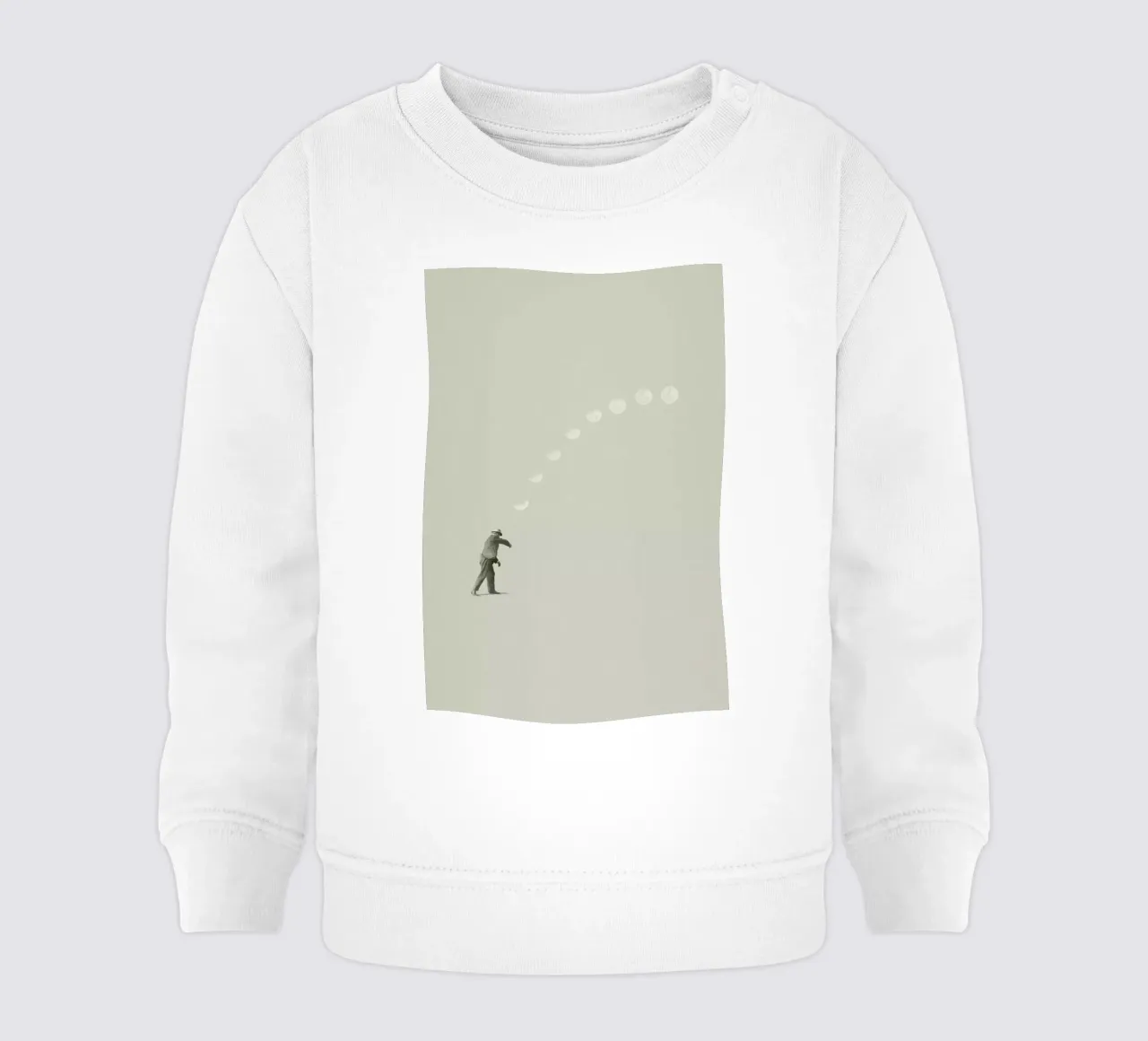 Moon Cycle baby sweatshirt by Maarten Léon