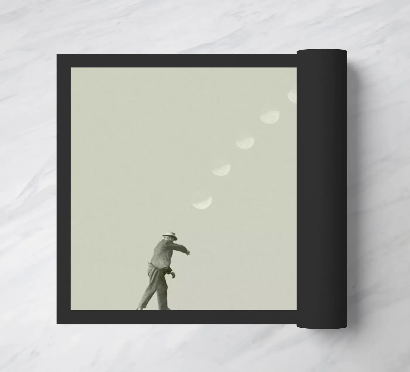 Moon Cycle deurmat van Maarten Léon