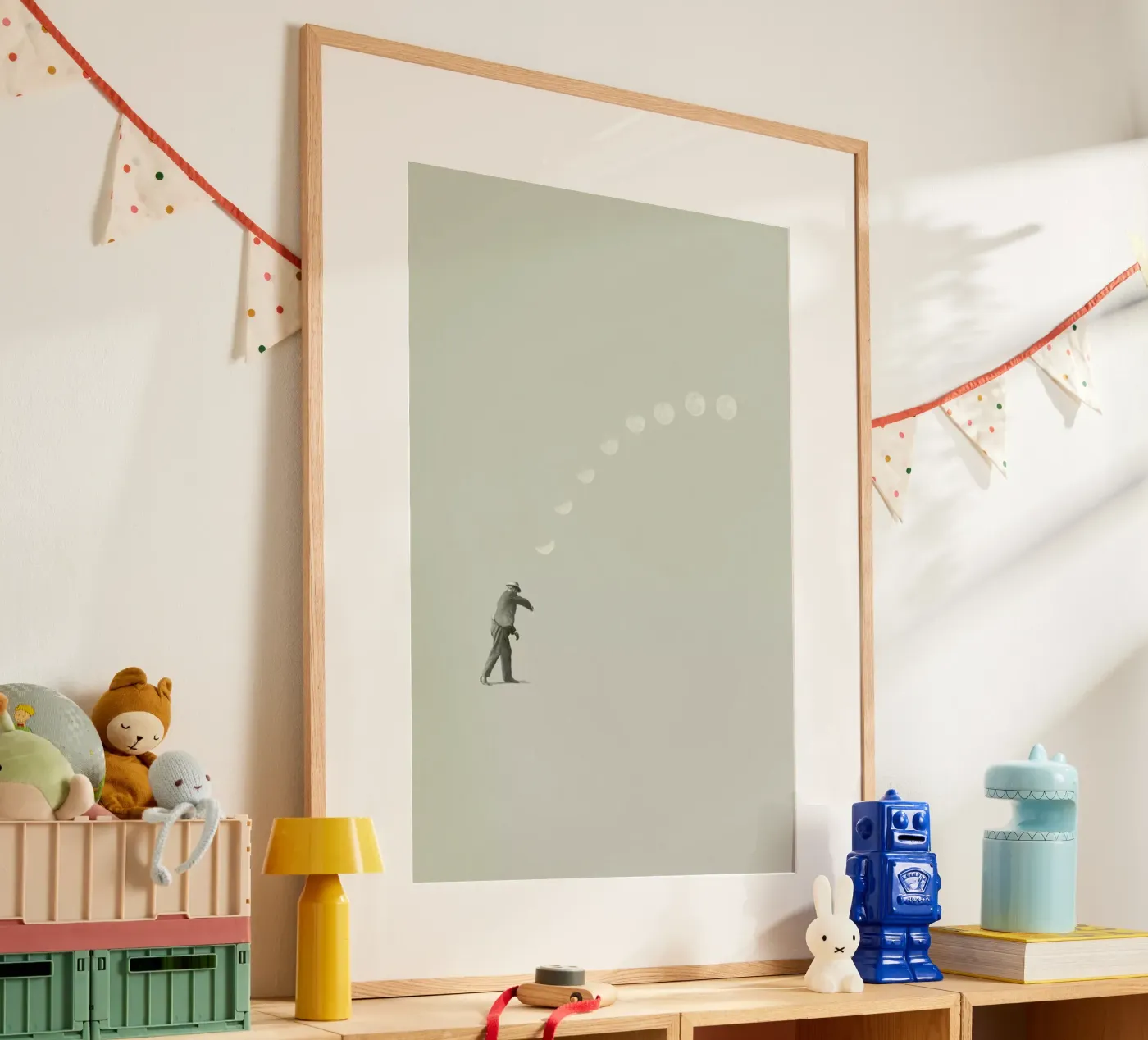 Moon Cycle poster van Maarten Léon