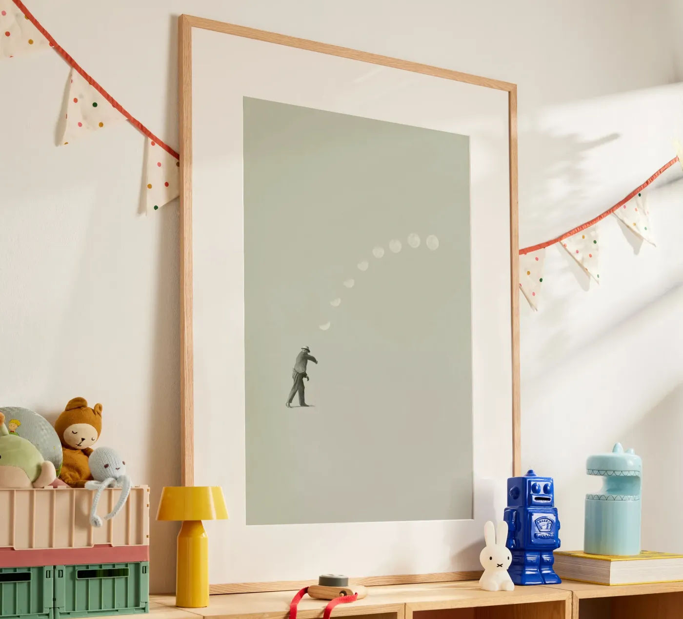 Moon Cycle poster van Maarten Léon