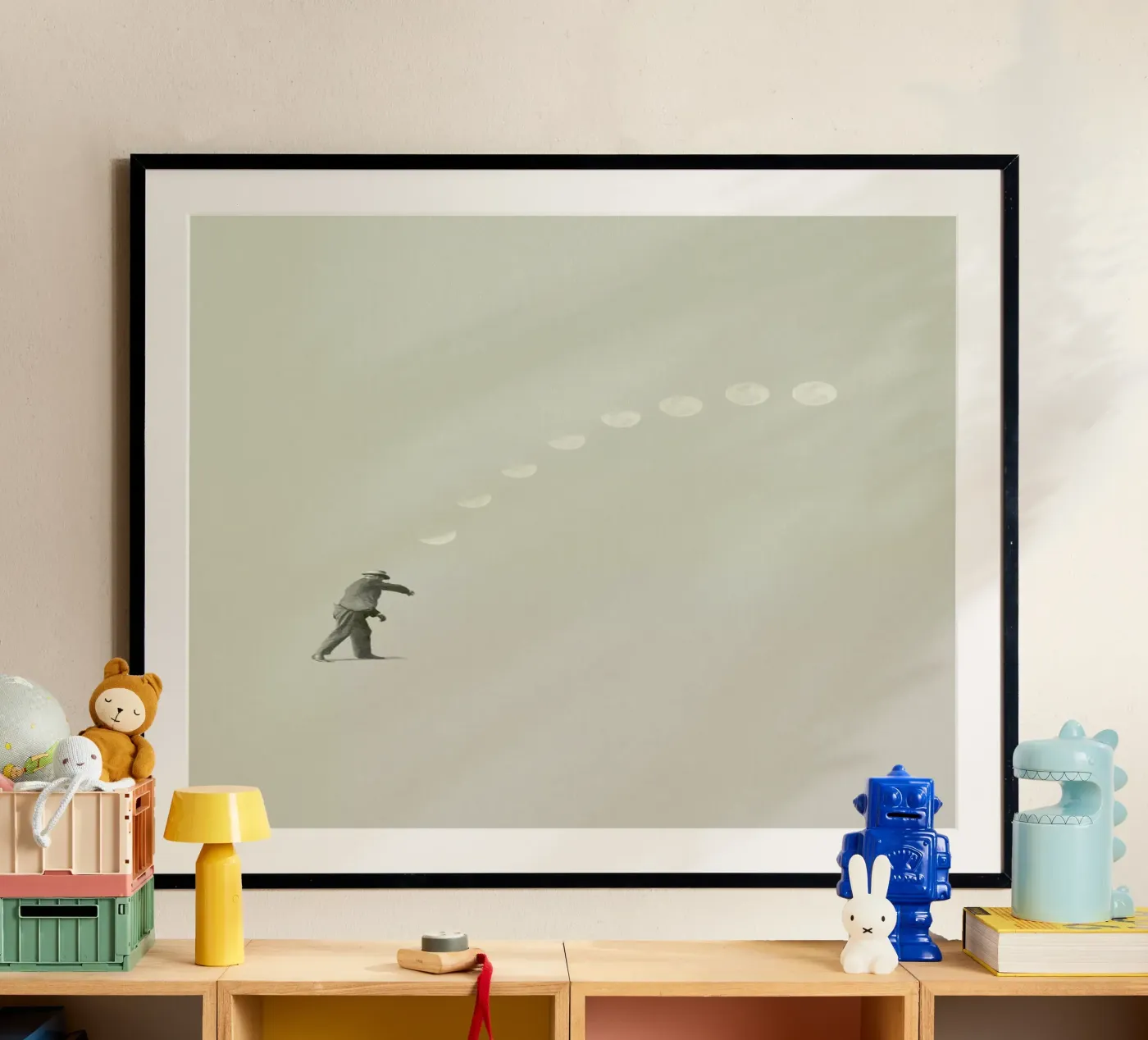 Moon Cycle poster van Maarten Léon