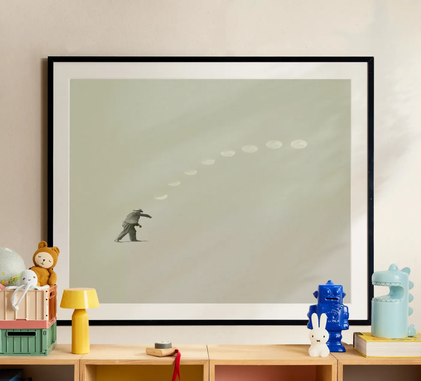 Moon Cycle poster van Maarten Léon