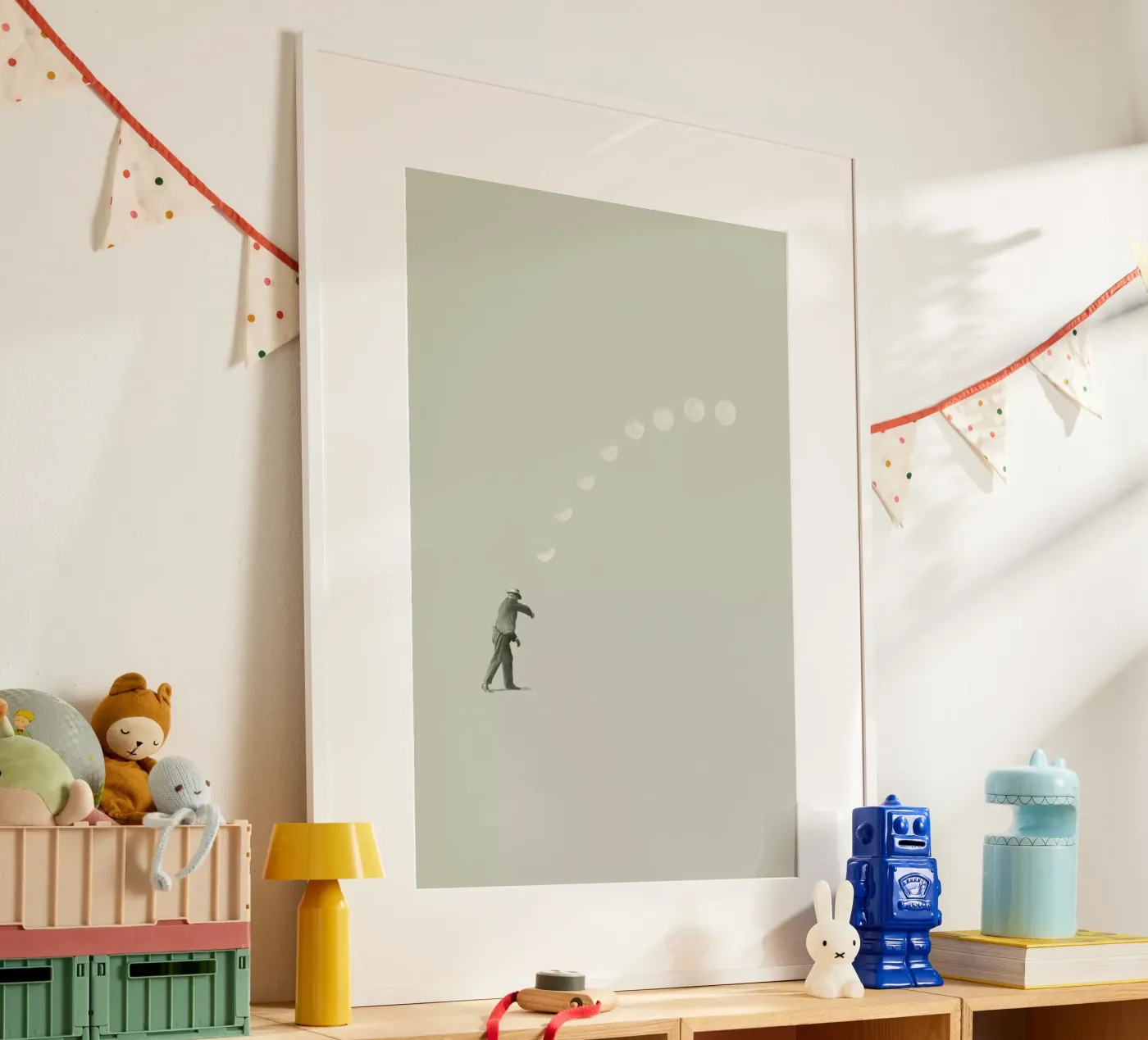 Moon Cycle poster van Maarten Léon