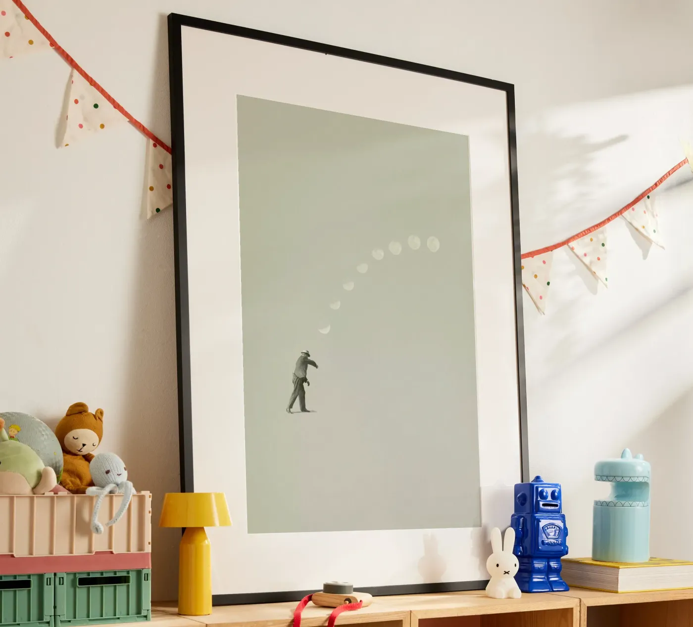 Moon Cycle poster van Maarten Léon
