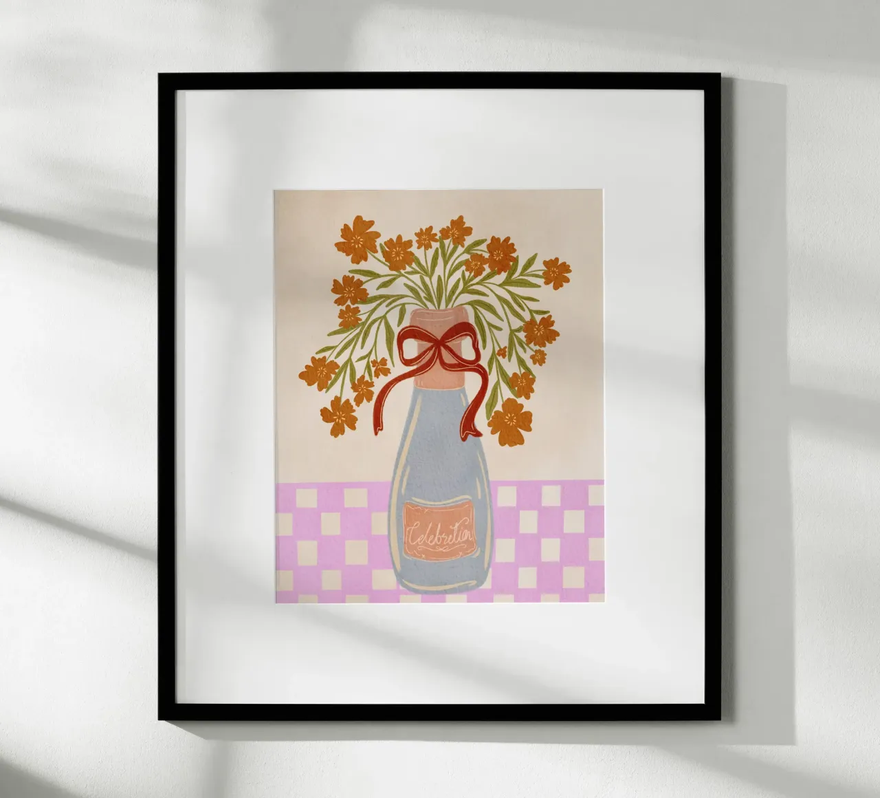 Vase à fleurs vibrantes hahnemühle de Nikita Jariwala