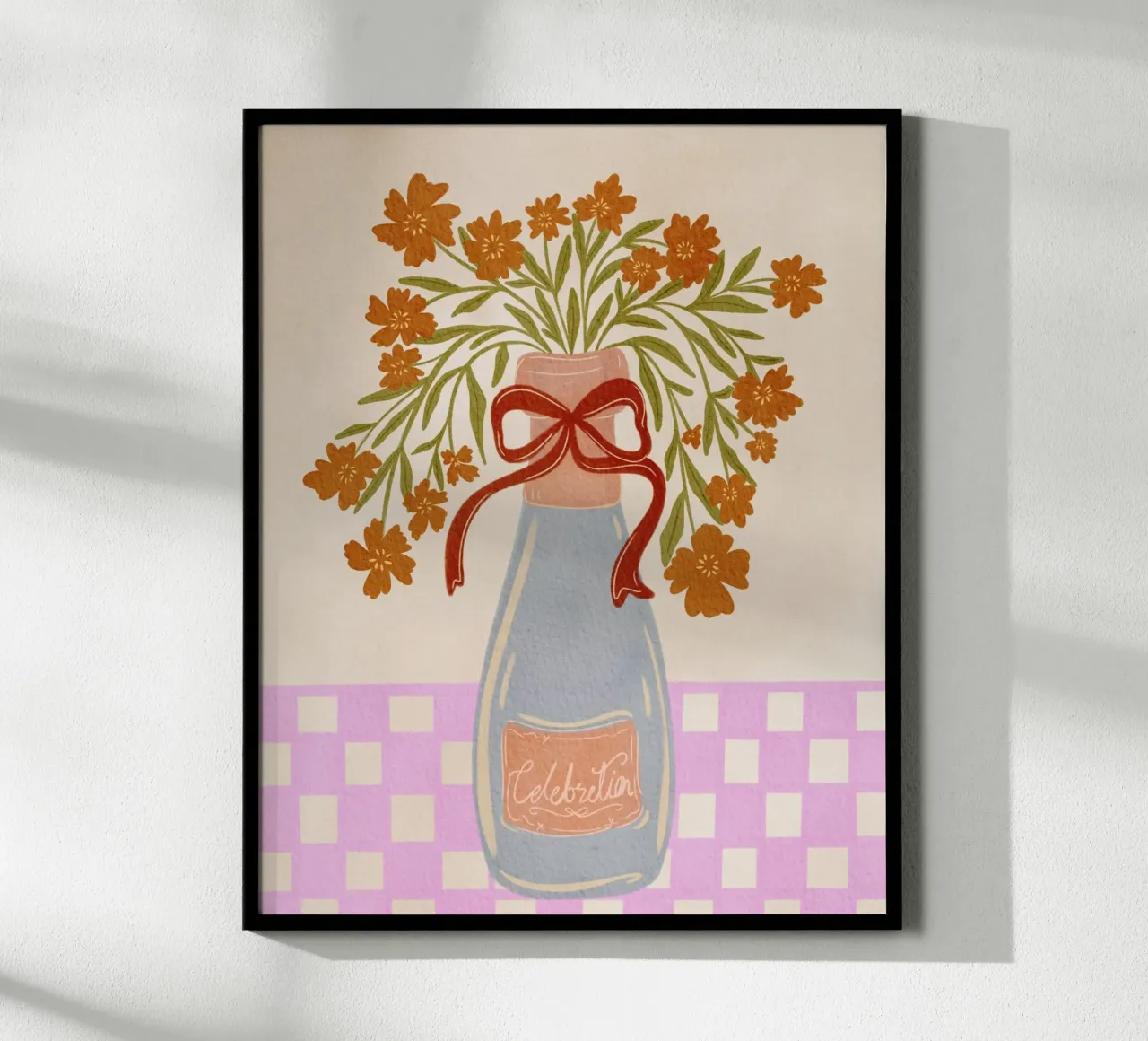 Vase à fleurs vibrantes hahnemühle de Nikita Jariwala