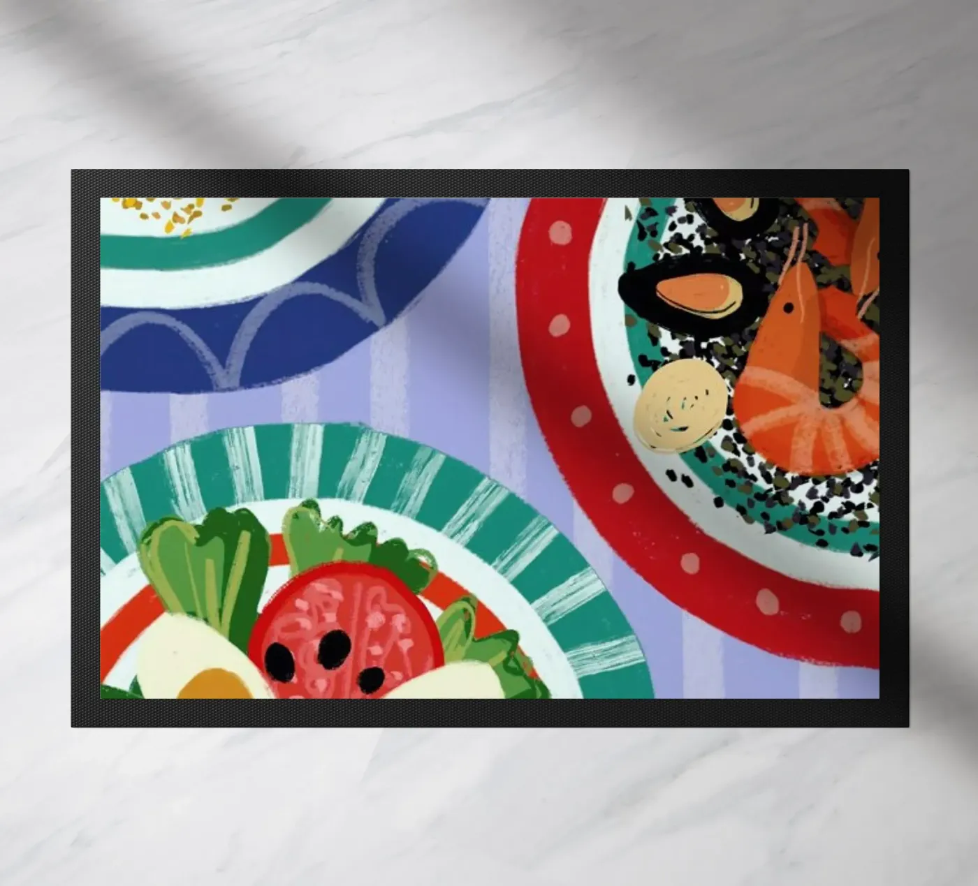 Paella doormat by Be Mart