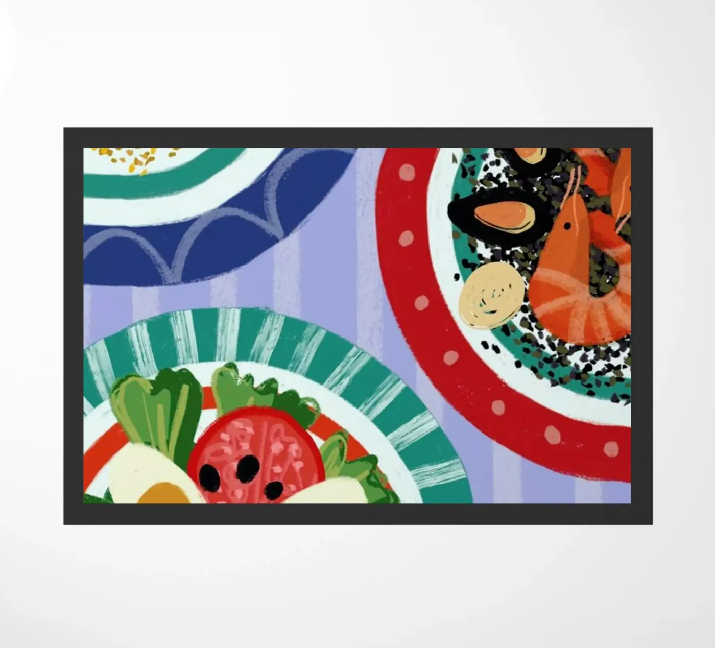 Paella doormat by Be Mart