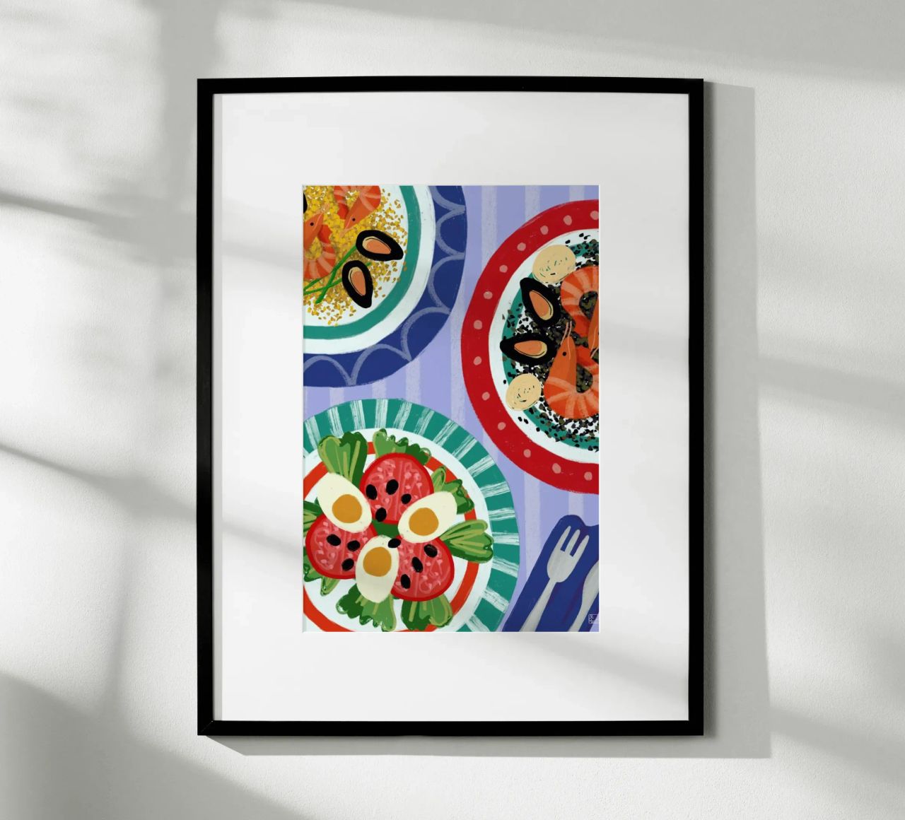 Paella poster by Be Mart