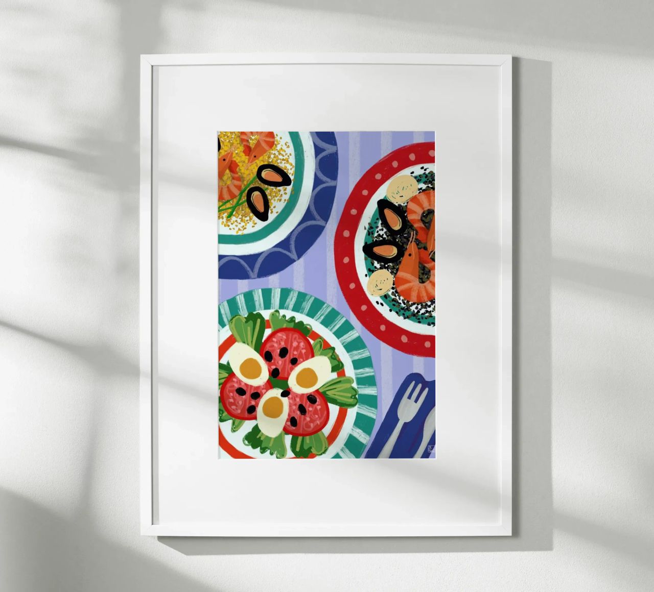 Paella poster by Be Mart