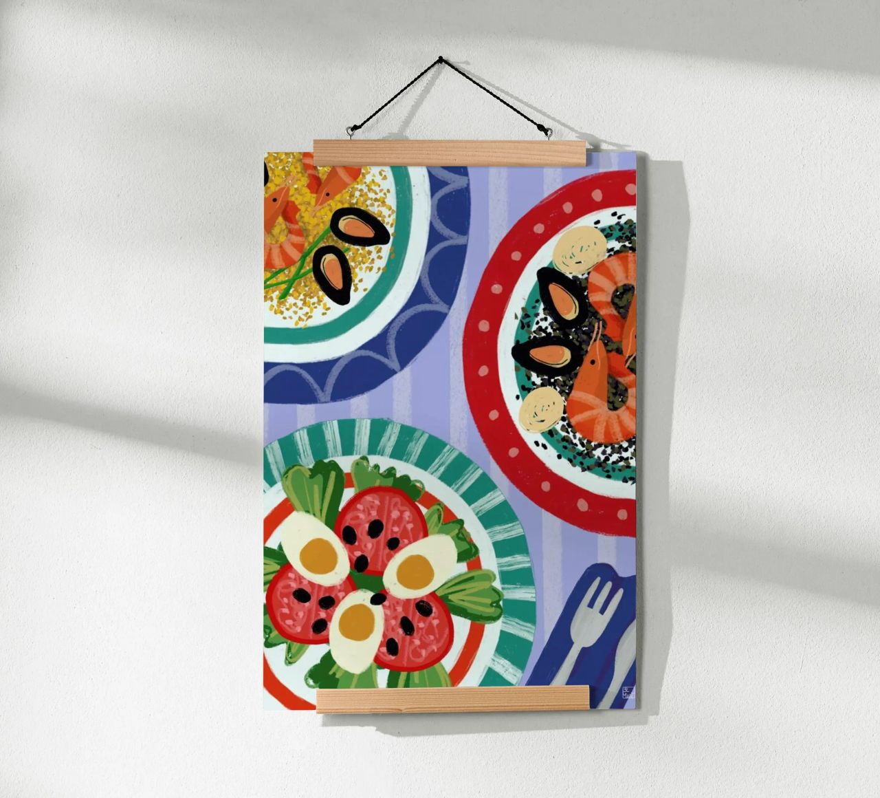 Paella poster by Be Mart
