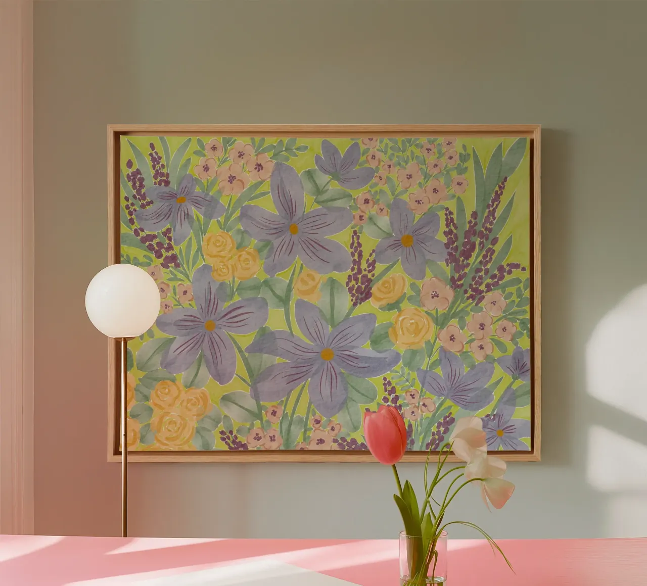 Lelietje-van-dalen canvas van Nikita Jariwala