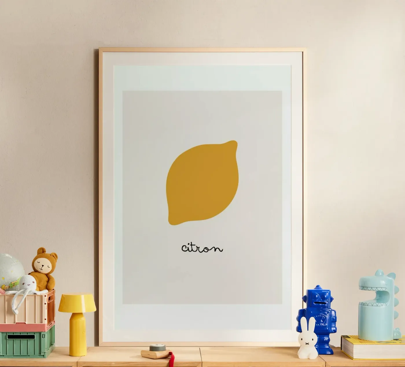 Citron Poster von Mottos by Sinan Saydik