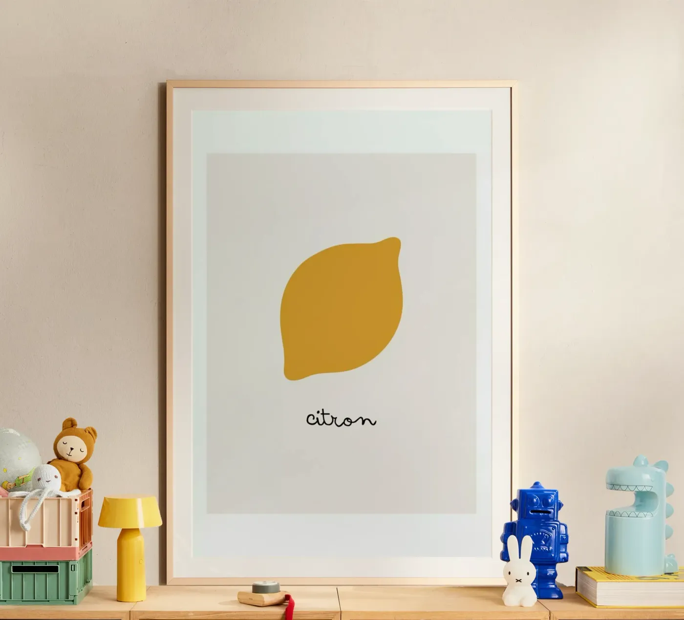 Citron Poster von Mottos by Sinan Saydik