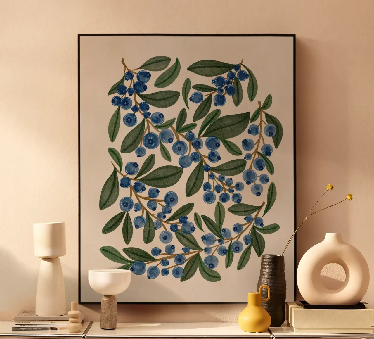 Bacche blu plexiglass da Nikita Jariwala