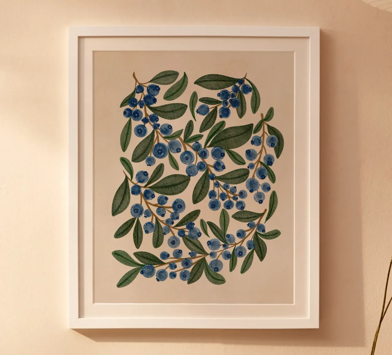 Blue Berries poster by Nikita Jariwala