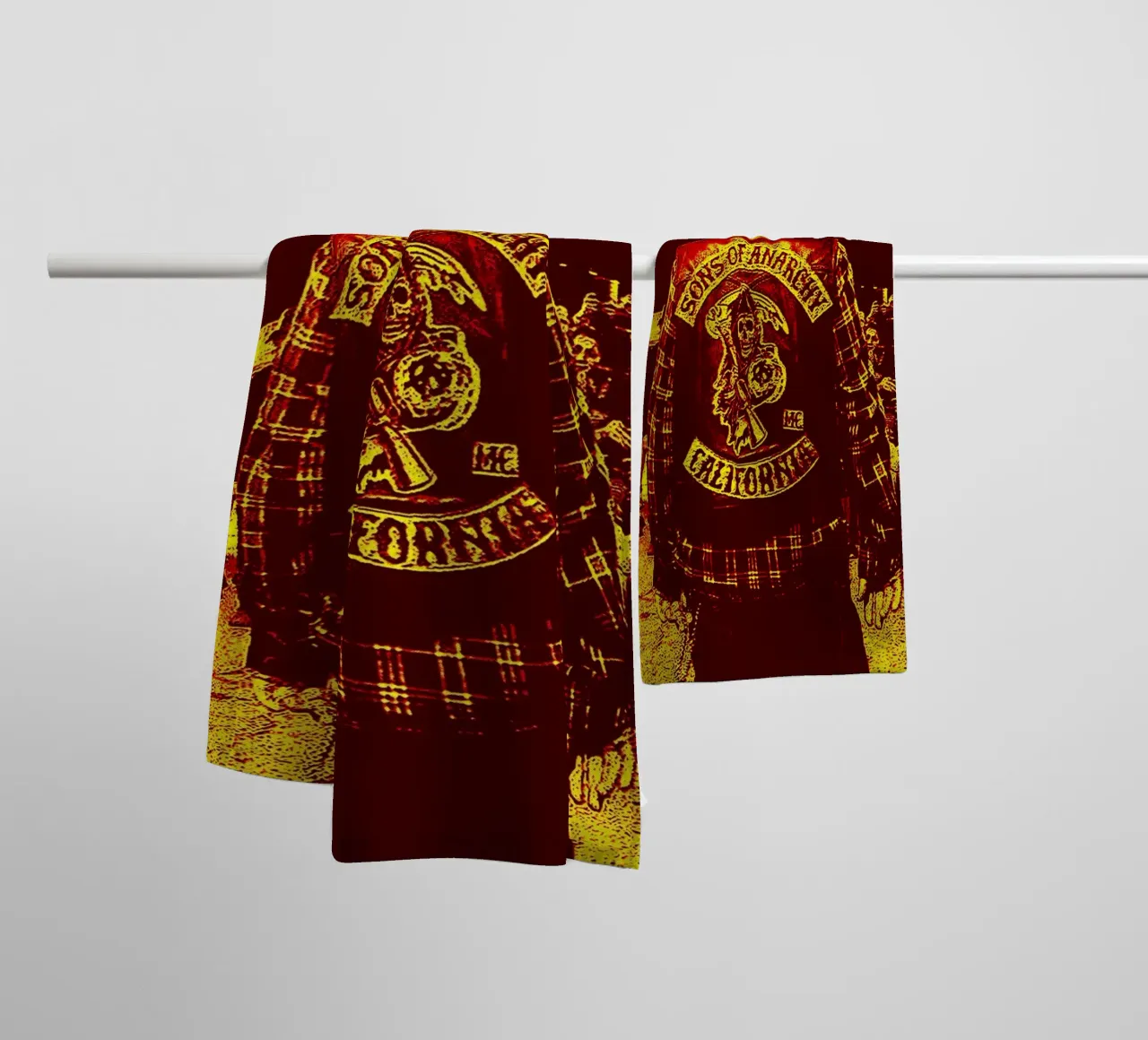 Sons of Anarchy Movie Art towel by vanhesling