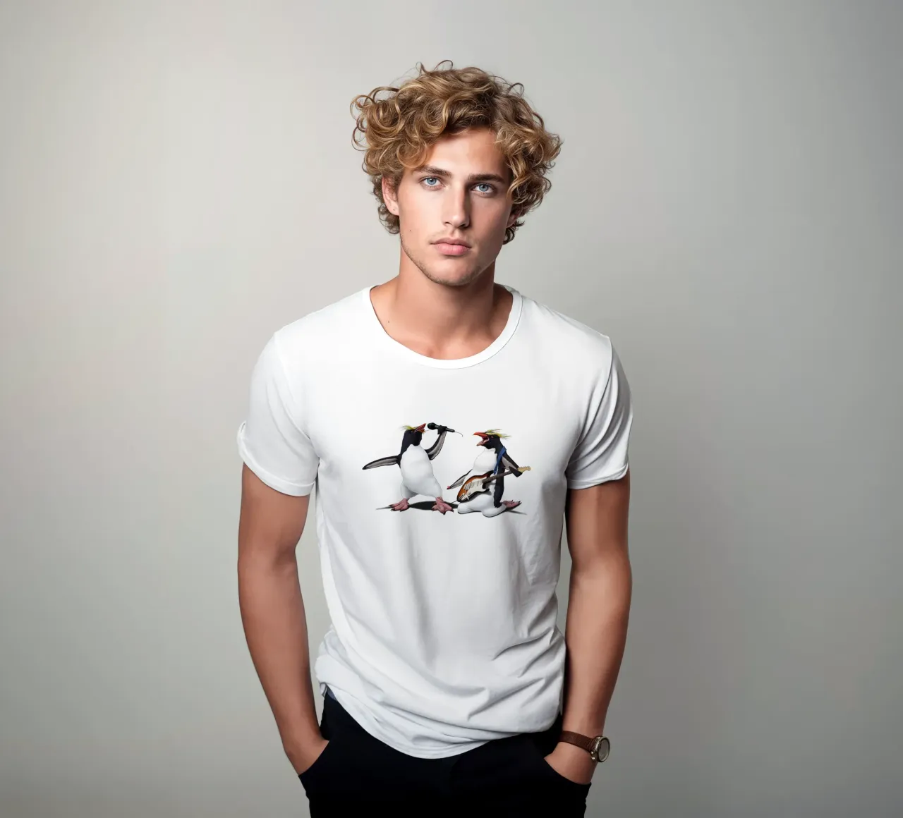 Rock (Wordless) t-shirt da Rob Art | Illustration