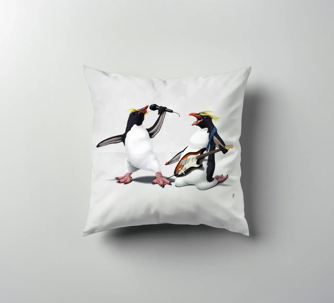 Rock (Wordless) cuscino da Rob Art | Illustration